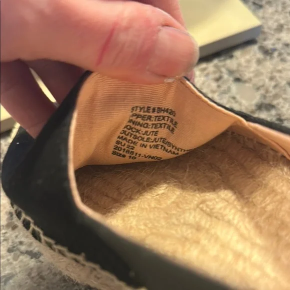 NWOB J.Crew Espadrille Slip-On Shoes with Jute Sole Made in Spain sz. 10 - Picture 4 of 6